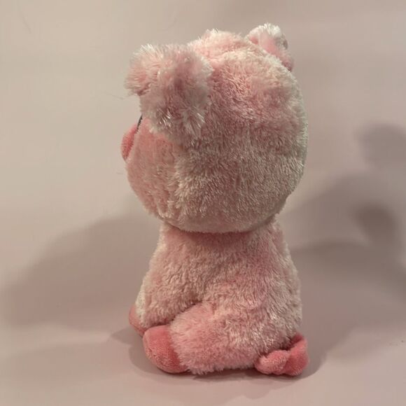 Ty Beanie Boos CORKY the Pink Pig 9” 2011 Excellent Used Condition Purple Tag - Picture 4 of 8